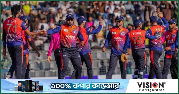 বোনাস দিয়ে জয় উদযাপন রাজশাহী ওয়ারিয়র্সের